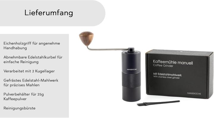 Produktbild Hanseküche Manuelle Kaffeemühle