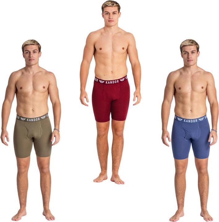 Immagine prodotto Kandor Bambuso Boxer Uomo Misura Confezione 3 (M, confezione da 3)