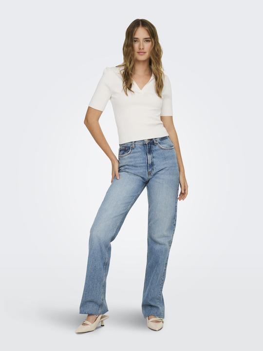 Actual product image Only Onlkaya Ss Polo Solid Os Ex Knt (S)