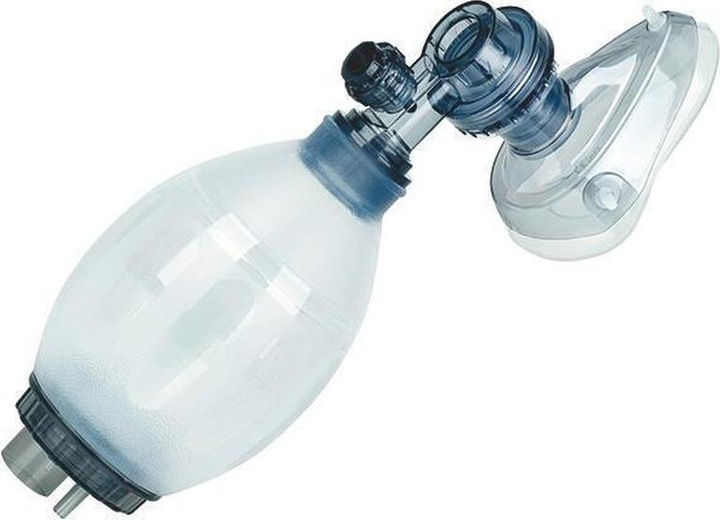 Produktbild ResQ-Breezer Silicone Line II Beatmungsbeutel Kinder Volumen 550ml mit Maske Gr. 3 (Notfallkoffer)