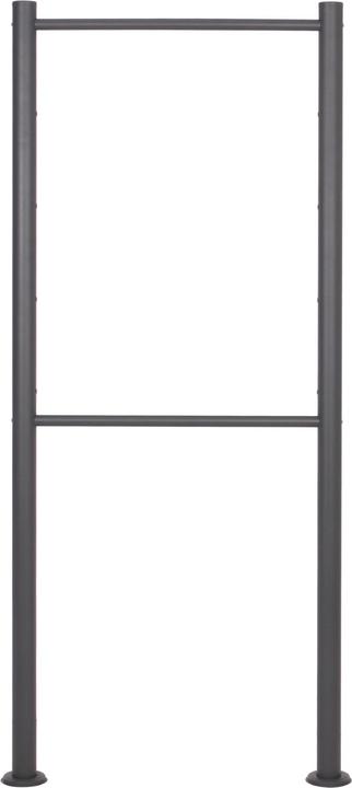 Actual product image Wiltec 2x2 Letter Box V52 Anthracite Lockable Mail Box with Name Plate Window and Letter Box Stand