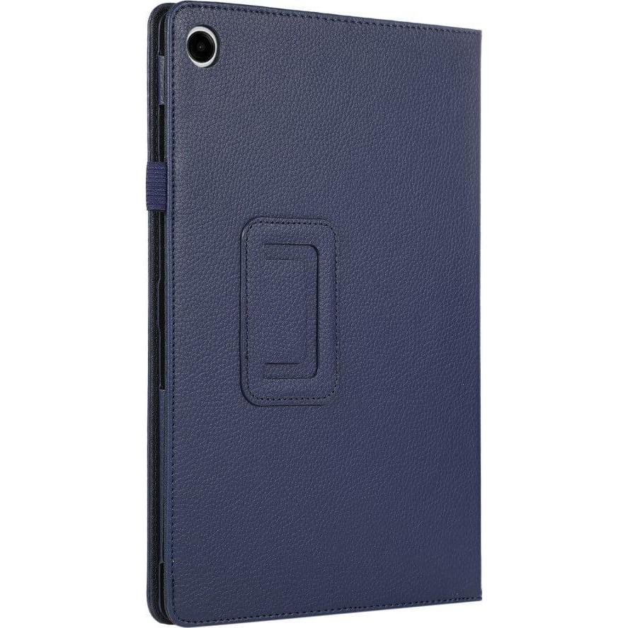 Thumbnail - Cover-Discount Galaxy Tab A9+ - Bi-fold Stand Etui dunkelblau (Galaxy Tab A9+), Tablet Hülle, Blau