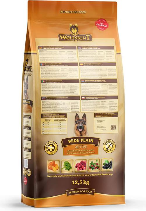 Image du produit Wolfsblut Nourriture sèche Dog Wide Plain Active Adult, 12.5 kg (Adulte, 1 pcs, 12500 g)
