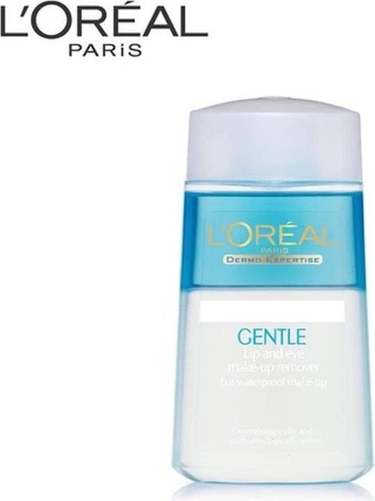 Actual product image L'Oréal Paris Dermo-Expertise Gentle Lip And Eye Make-Up Remover (Make-up remover, 125 ml)