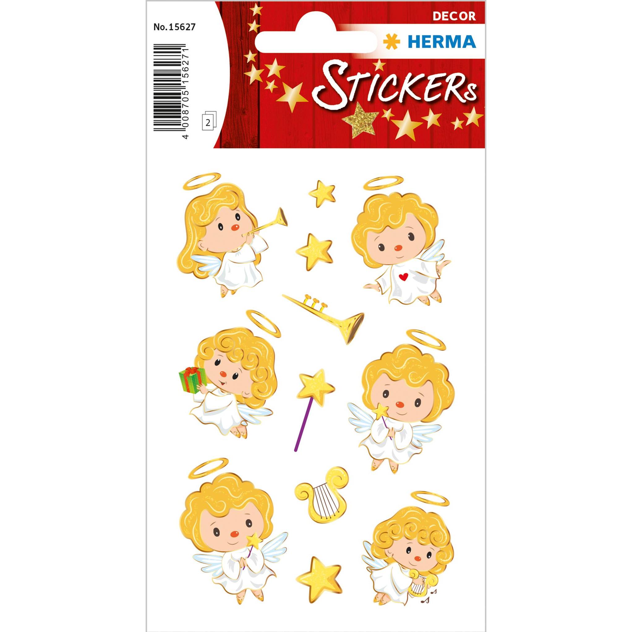 Herma, Sticker, Weihnachts-Sticker DECOR "Engelschor"