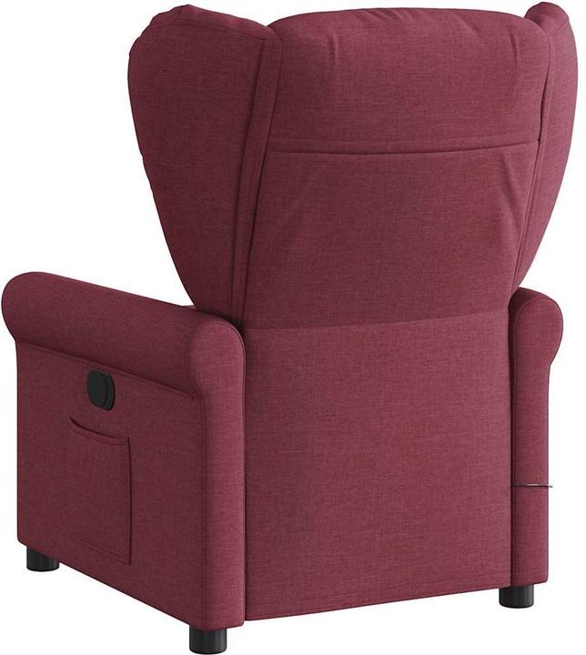 Produktbild VidaXL Massagesessel Elektrisch Weinrot Stoff