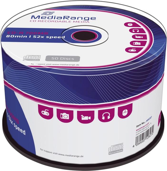 Immagine prodotto MediaRange Cd-R (50x)