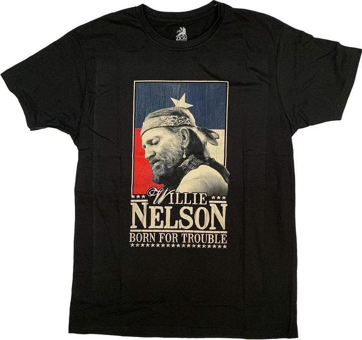 Produktbild Willie Nelson Born For Trouble TShirt (M)