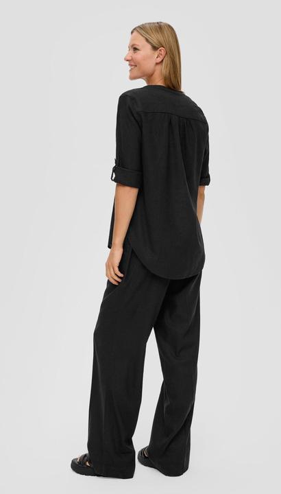 Actual product image S.Oliver Bluse Leinenbluse mit 3/4-Arm und Tunika-Ausschnitt (32)