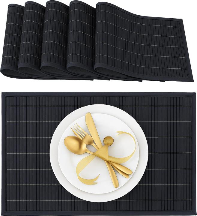 Actual product image Relaxdays Placemat 6pcs. (6 pcs., 45 x 30 x 0.3 cm)