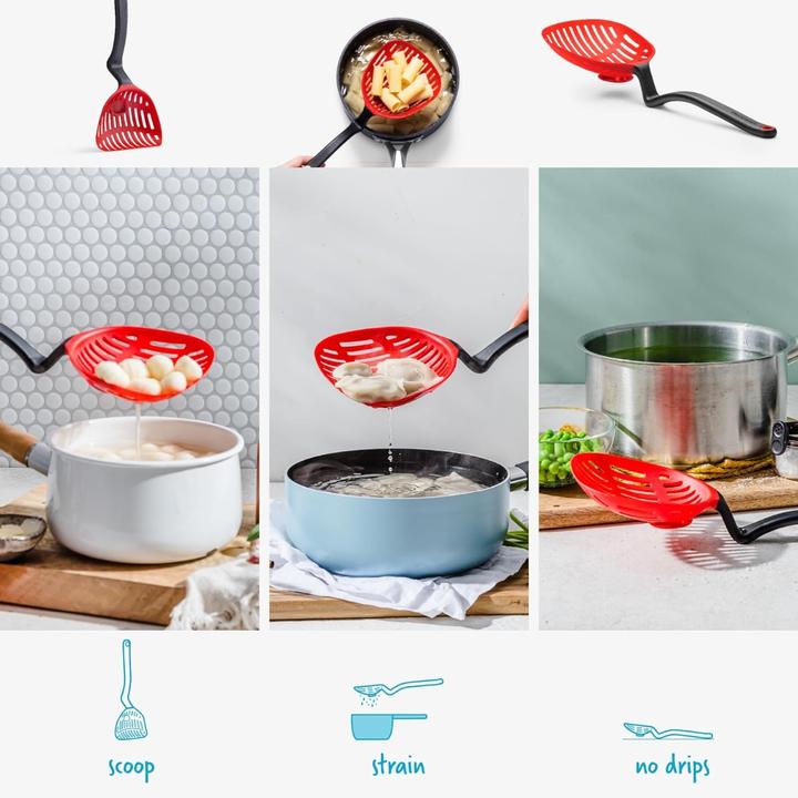 Immagine prodotto DreamFarm Cucchiaio colino Grande Lestrain Rosso