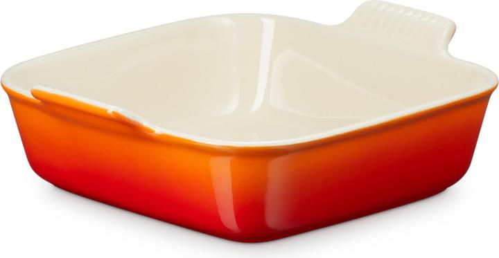 Actual product image Le Creuset Stoneware disw squared Trad. 23 Orange