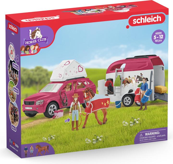 Actual product image Schleich Adventure with car and horse trailer