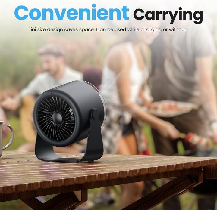 Actual product image Wsken Mini Ventilator (28 dB)