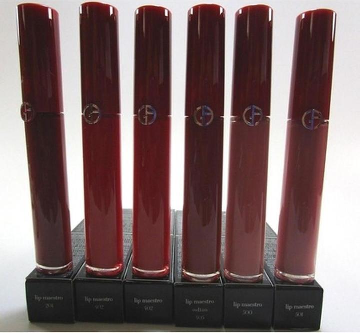 Image du produit Giorgio Armani Lip Maestro One Shot No.414 (414 Sang rouge)