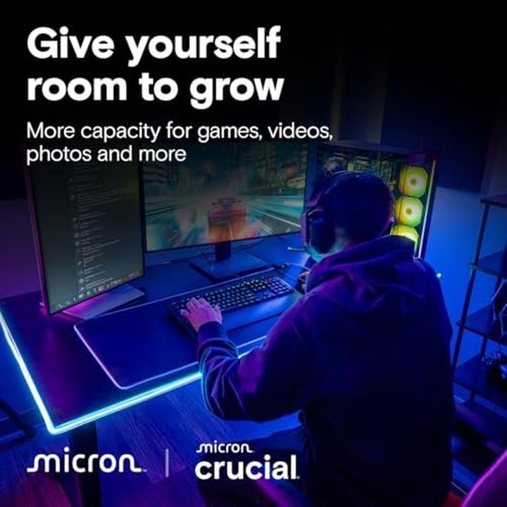 Produktbild Crucial 1TB M.2 PCIe NVMe T710 14900/13700 incl. Softwar (1000 GB, M.2 2280)