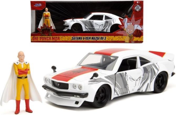 Actual product image Jada One Punch Man 1974 Mazda RX-3 1:24