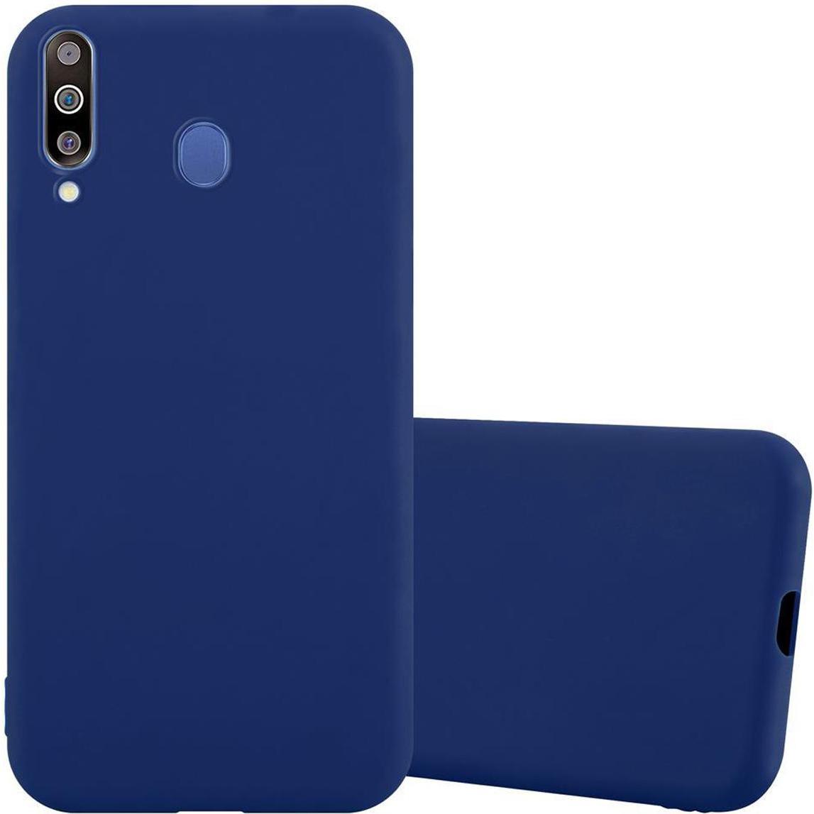 Cadorabo TPU Candy Cover (Samsung Galaxy M30), Smartphone Hülle, Blau