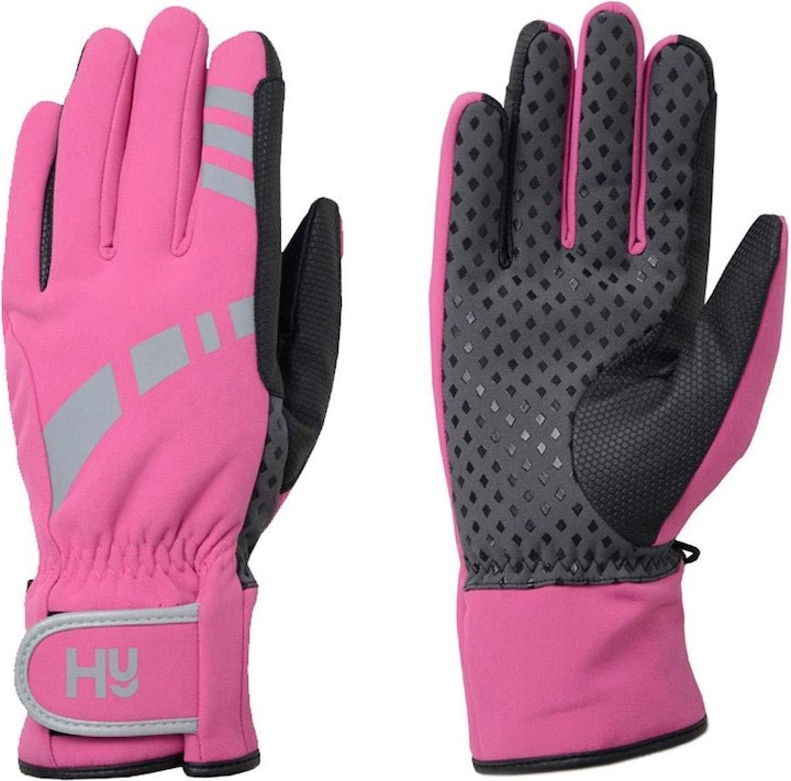 Image du produit Hy 5 Gants d'équitation multifonctionnels réfléchissants et imperméables pour adultes (XS)