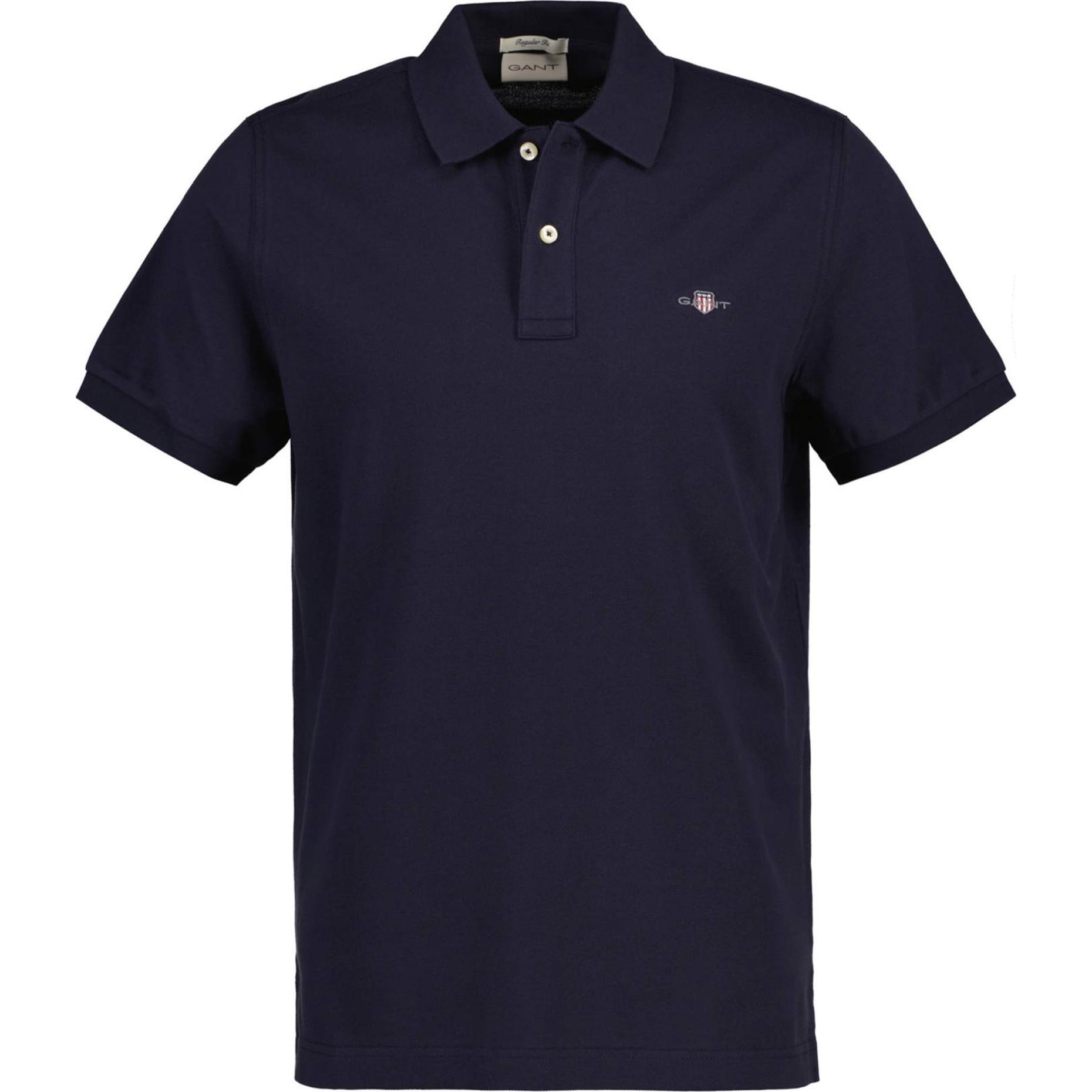 GANT, Herren, Shirt, Poloshirt Regular Fit, Blau, (3XL)