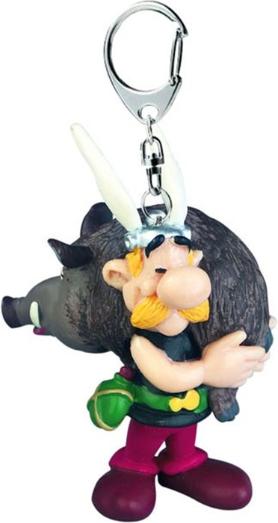 Plastoy Asterix: Asterix Holding a Boar 12 cm Keychain