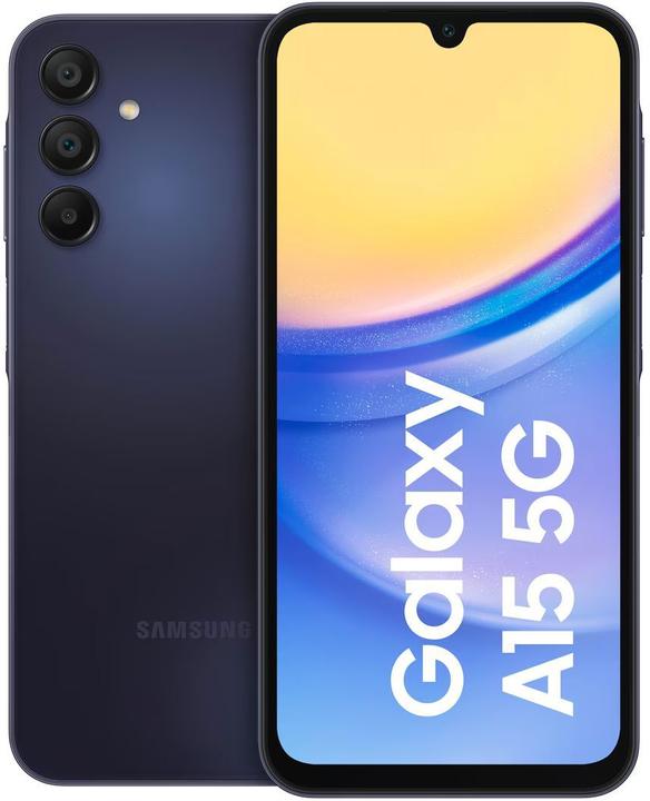Samsung Galaxy A15 5G (128 GB, Blue, Black, 6.50", Dual SIM, 5G)