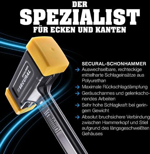 Image du produit Halder Marteau de protection SECURAL (1000 g)