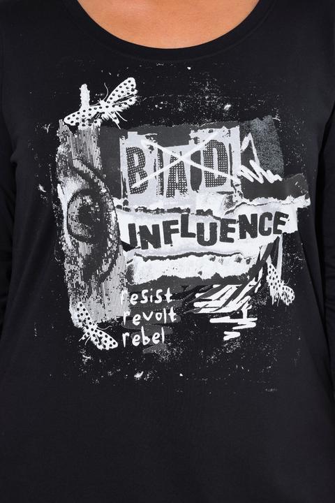 Produktbild Angel of Style T-Shirt, Classic Fit, Collagen-Druck, 3/4-Ärmel (48)