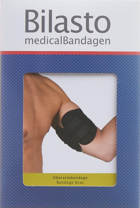 Produktbild Bilasto Uno Oberarmbandage L/XL schwarz mit Klettverschluss (L, XL)