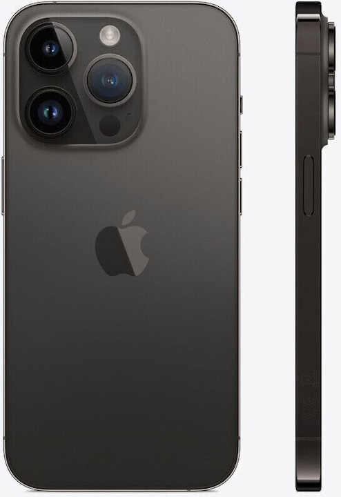 Produktbild Re!commerce iPhone 14 Pro (128 GB, Space Black, Schwarz, 6.10", 48 Mpx, A / Wie neu)