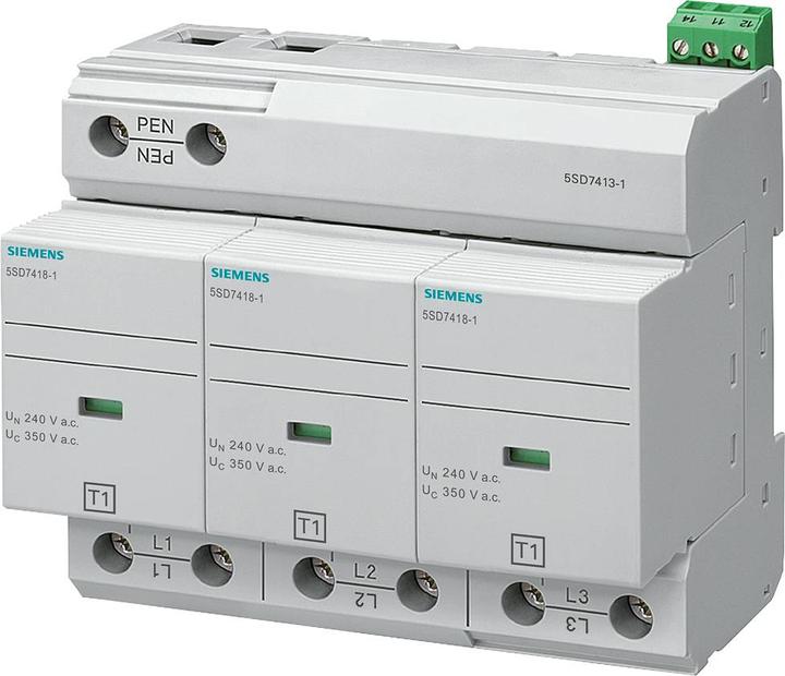Image du produit Siemens Parafoudre type classe d'exigence B UC 350V Modules de protection stec
