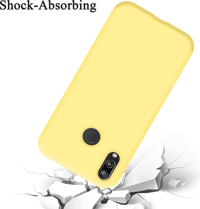 Actual product image Cadorabo TPU Liquid Silicone Case Cover (Huawei Nova 3E, Huawei P20 Lite)