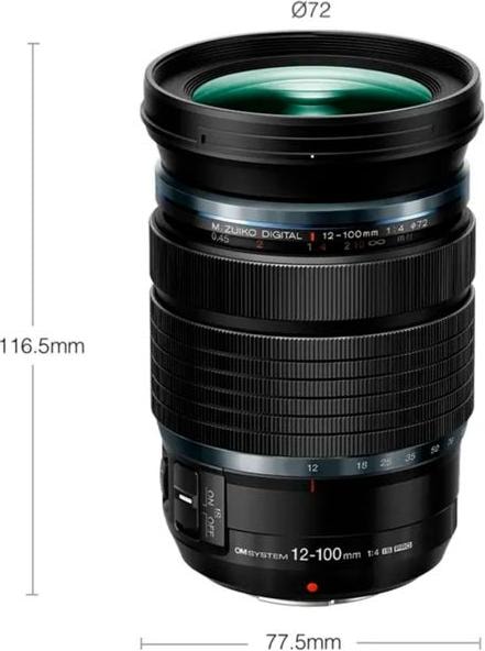 Produktbild Olympus OM System m.Zuiko PRO 12-100mm F1:4.0 IS (Micro Four Thirds, Micro Four Thirds)