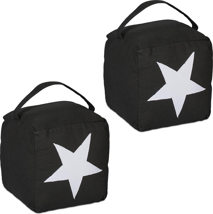 Actual product image Relaxdays 2x door stop (2 Piece, 15 x 15 x 18 cm)