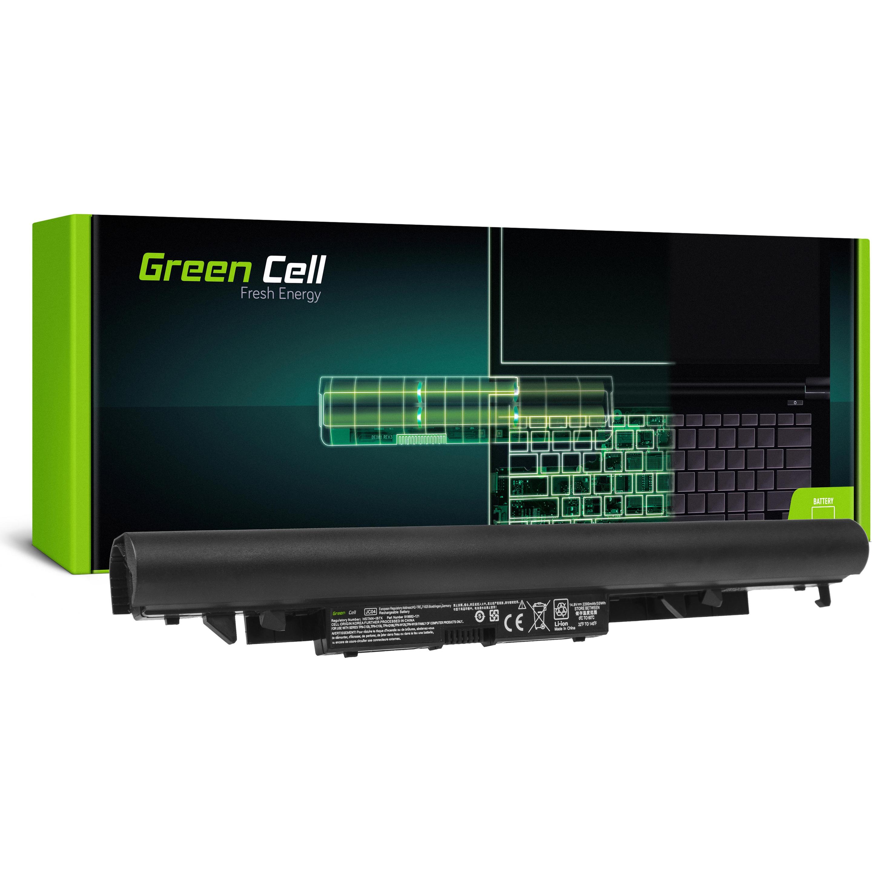 GreenCell HP142 (3 Zellen, 2200 mAh), Notebook Akku, Schwarz