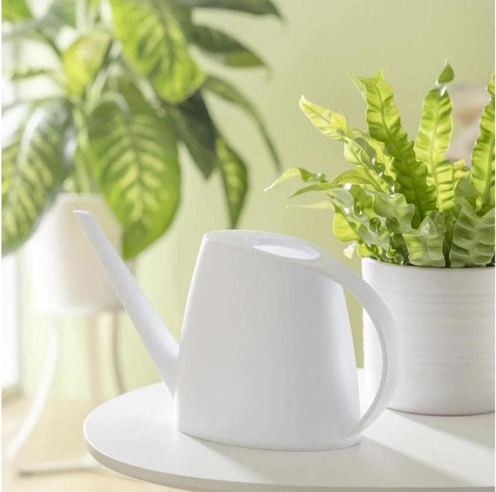 Immagine prodotto Scheurich Lilly 16, Giesskanne/Kanne aus Kunststoff Farbe: Matt White, 31,06 cm Breite, 7,706 cm Tief (1.50 l)