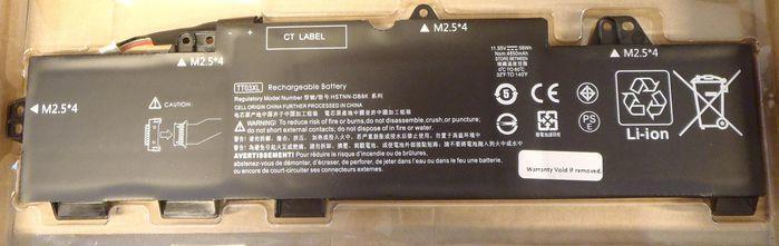 Image du produit CoreParts MBXHP-BA0222 Pièce de rechange pour ordinateur portable Batterie (3 cabines, 4700 mAh)