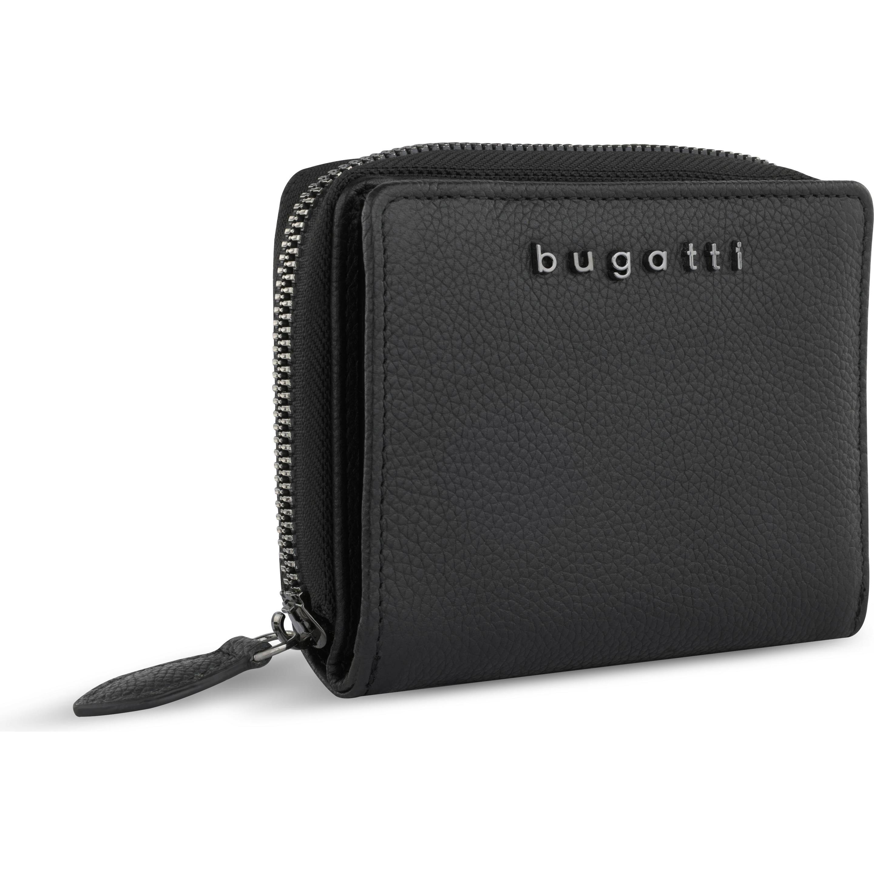 Bugatti, Damen, Portemonnaie, Geldbörse BELLA, Schwarz