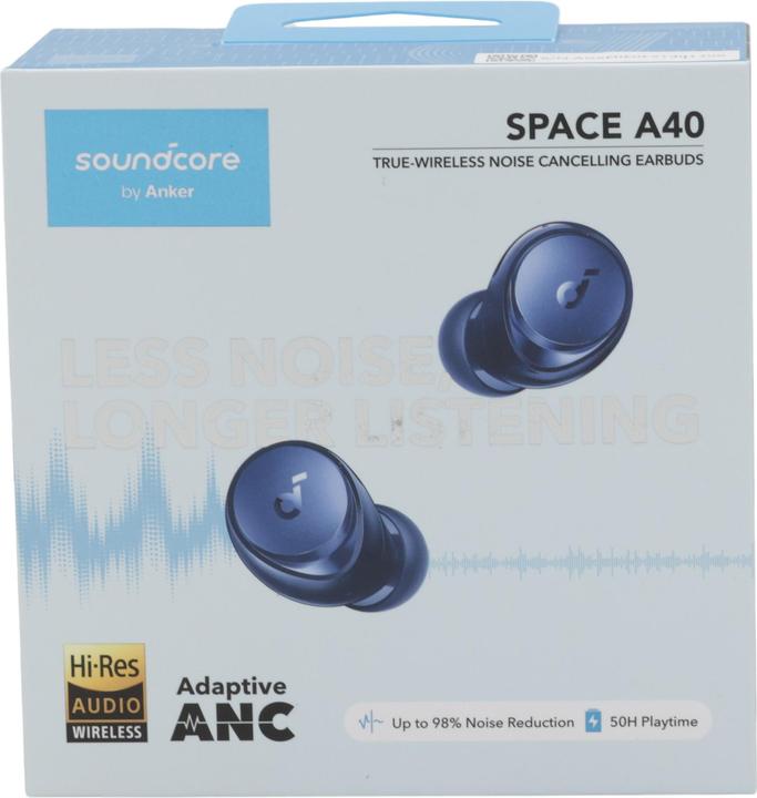 Produktbild soundcore Space A40 (Aktive Geräuschunterdrückung, 10 h, Kabellos)