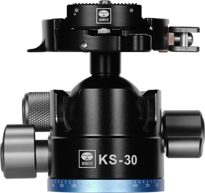 Sirui KS-30 rotule ball black avec attache rapide et plaque TY-55X (Tête sphérique)