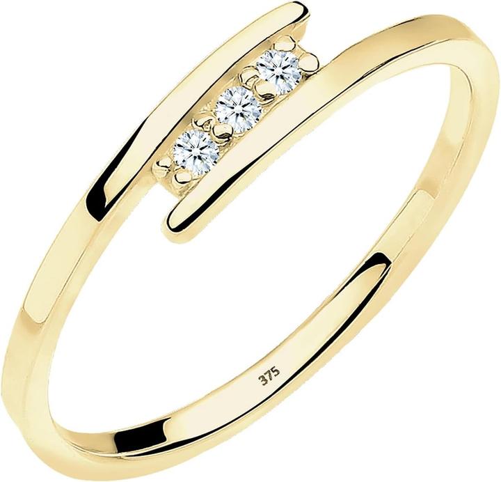 Produktbild Diamore Anello di Fidanzamento Trio Diamanti (56)
