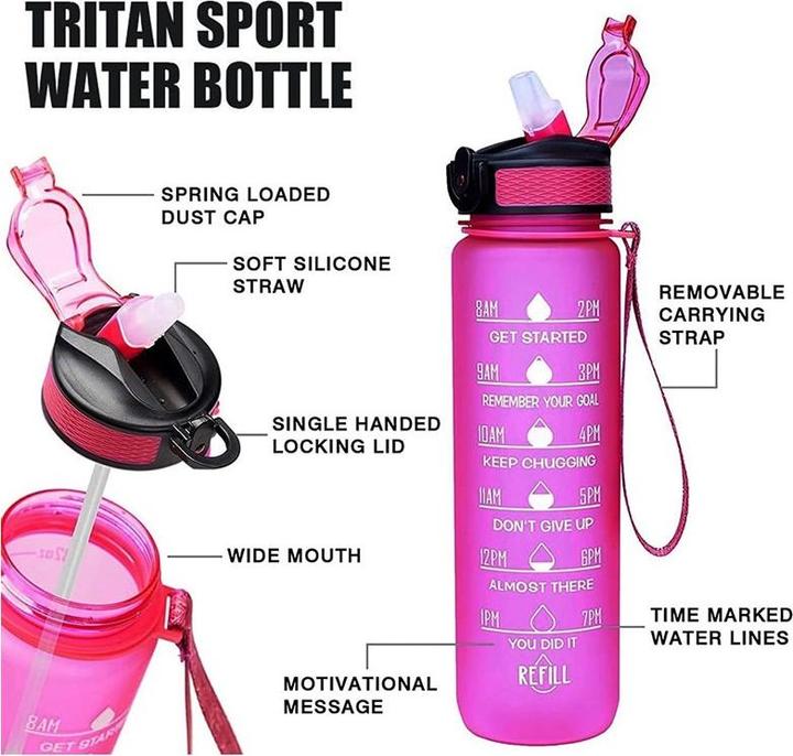 Actual product image ASMI Trinkflasche auslaufsicher mit 1000 ml (1 l)