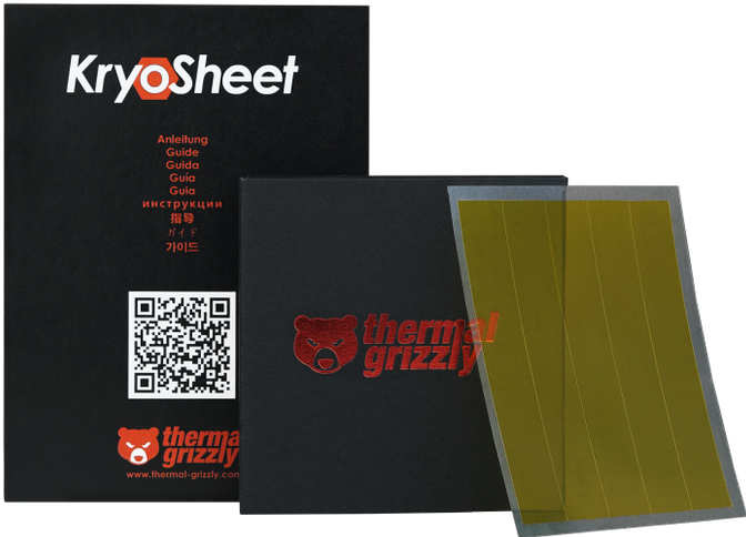 Actual product image Thermal Grizzly KryoSheet 44x37 mm (0.20 mm)