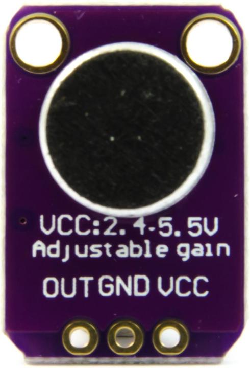 Actual product image Purecrea MAX4466 Microphone Amplifier Module with Potentiometer