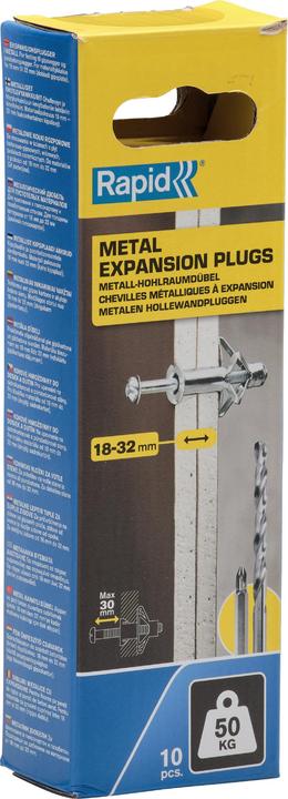 Produktbild NoName Metall-Hohlraumdübel (10 Stk.)