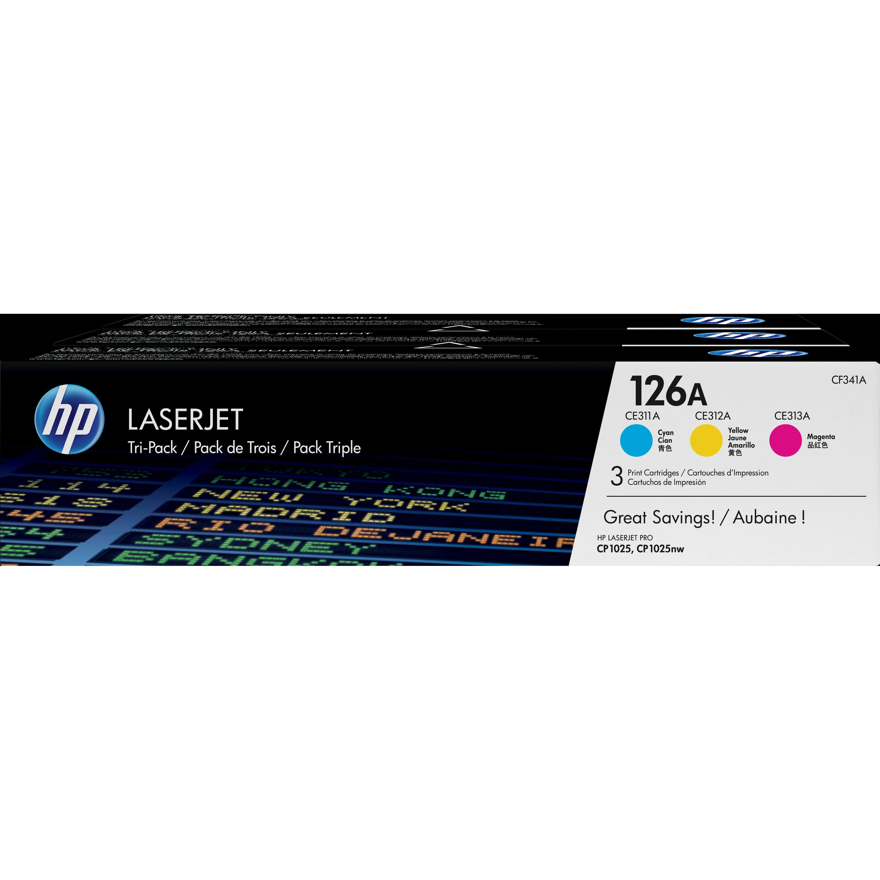 HP, Toner, 126a (M, C, Y)