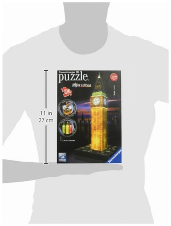 Actual product image Ravensburger Ben 3D Night Edition (216 pieces)