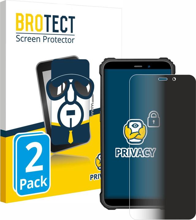 Actual product image BROTECT Privacy Protector (2 Piece, LG G2)