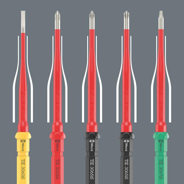 Produktbild Wera Kraftform Kompakt VDE Stainless 8 extra slim 1 (Pin-torx)