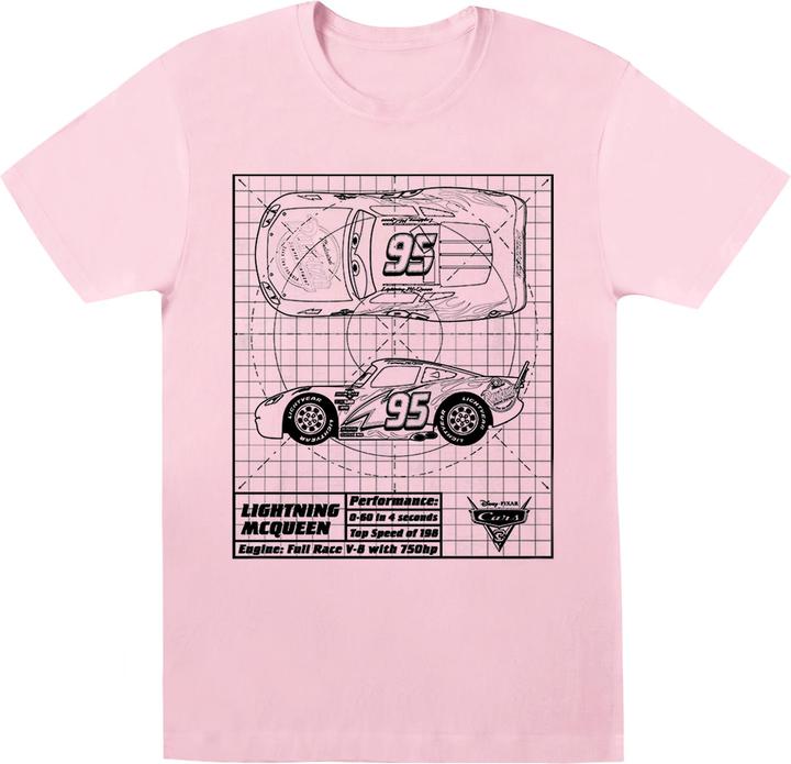 Immagine prodotto Disney Cars Maglietta Ampia Saetta Mcqueen Planimetria Donna (L)